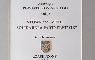 JUBILEUSZ 20-LECIA STOWARZYSZENIA &bdquo;SOLIDARNI W PARTNERSTWIE&rdquo; 2