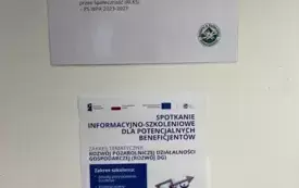 Galeria aktualności SPOTKANIE INFORMACYJNO-SZKOLENIOWE Z ZAKRESU: ROZW&Oacute;J DG 1