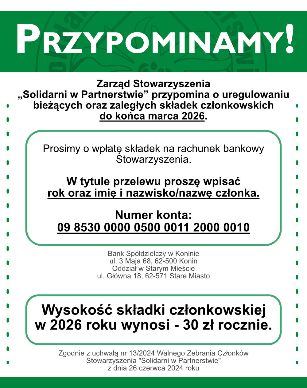 przypominamy