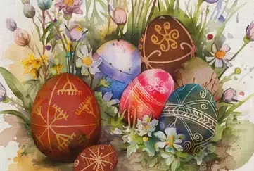 Zdjęcie do KONKURS Z JAJEM NA POTRAWĘ I PALMĘ WIELKANOCNĄ